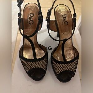 D&G by Dolce Gabbana , black size 6